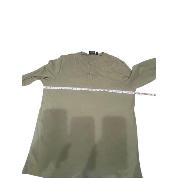 North Creek Traders Men’s Henely Knit Sz L Moss Green NWT - Picture 5 of 7